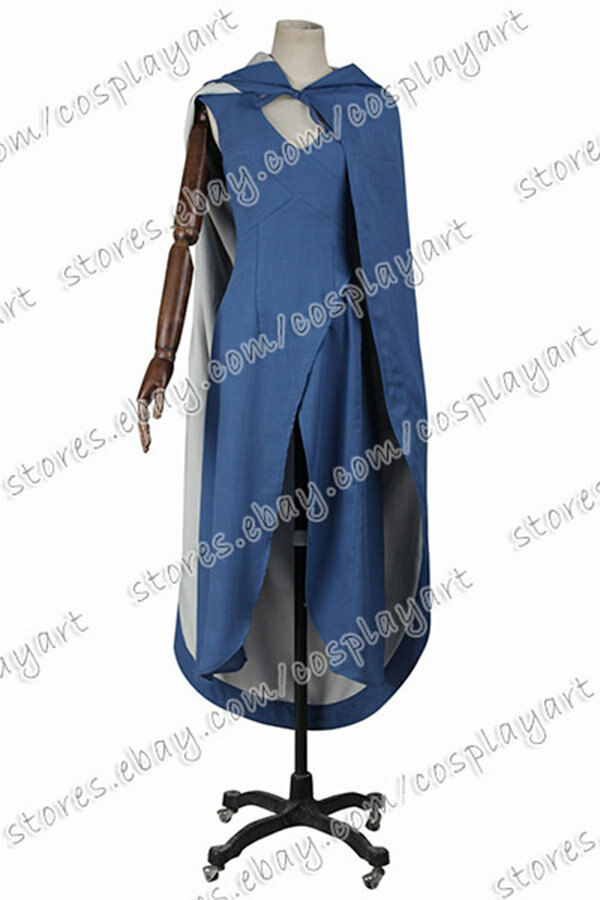 daenerys blue dress costume Custom Made To your size! Inspired by Daenerys Targaryen Blue dress /   Mariecosplayshop