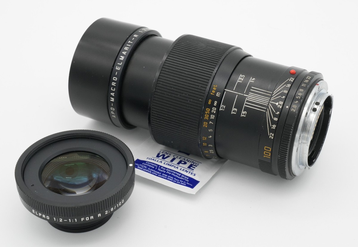 Leica APO Macro Elmarit-R 100 mm f2.8 Rom w/ELPRO 1:2 | eBay Leica APO Macro Elmarit-R 100 mm f2.8 Rom w/ELPRO 1:2 | eBay