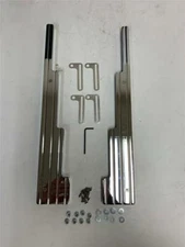 Universal Chrome Aluminum Ball Milled Spark Plug Wire Looms Holder SBC BBC 350