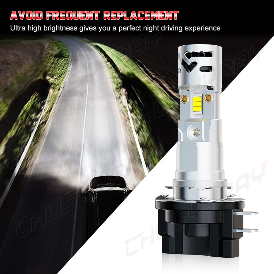 Para Kia Forte 2010-2013 Forte5 2012-13 H11B Faro LED Bombilla de haz bajo 6500K Foto 3 de 4