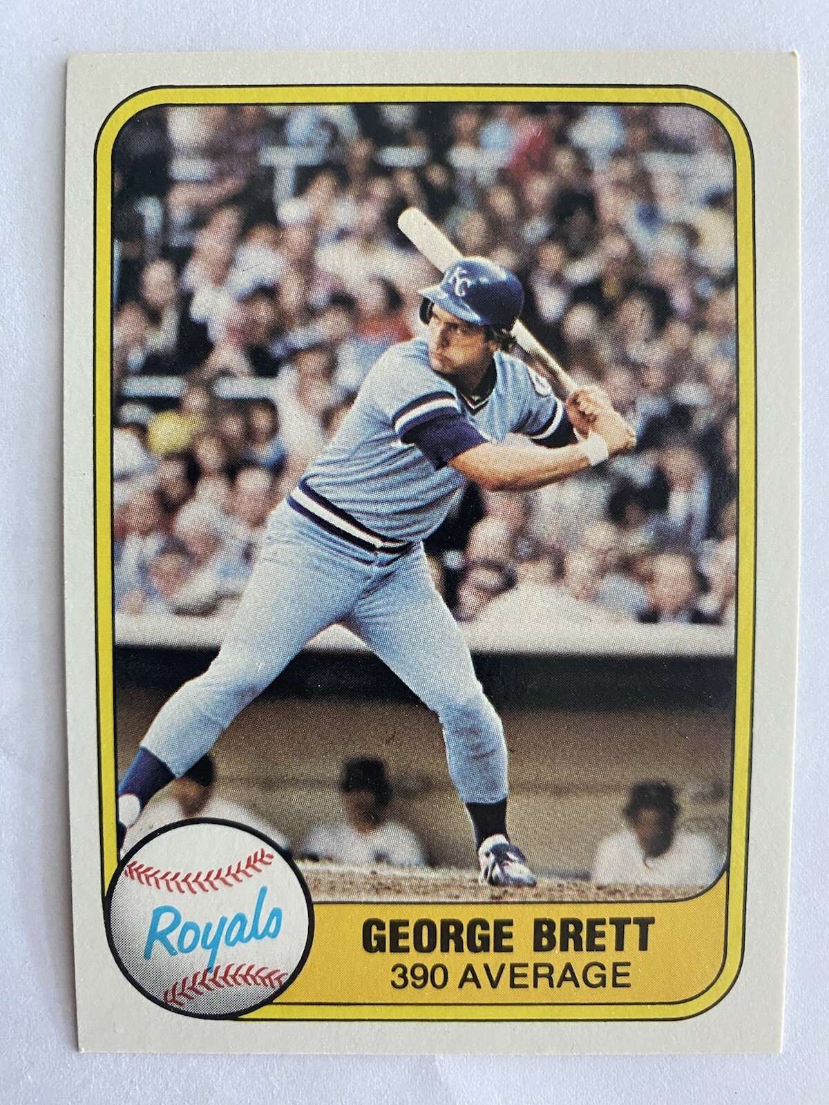 1981 Fleer Baseball Card #655 George Brett HOF