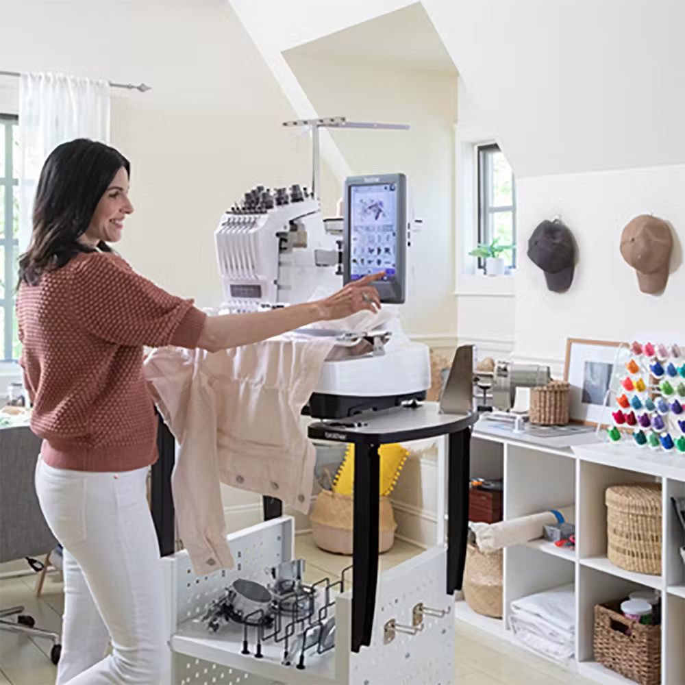 Brother Entrepreneur PR680W 6 Needle Multi Embroidery Machine (Pre