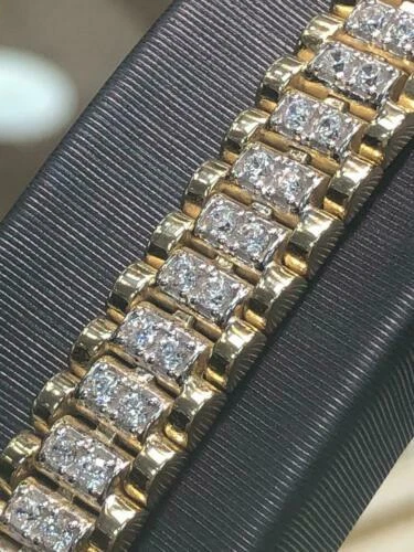 Gioielli da uomo zircone cubici 9 carati