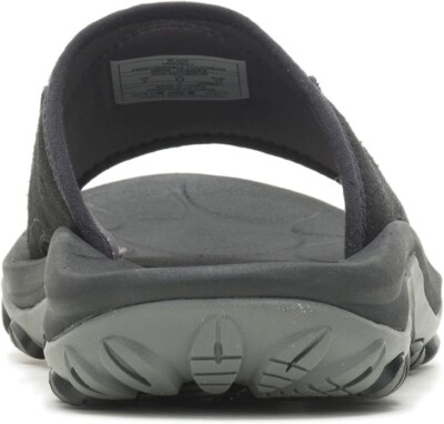 Merrell Men\'s Huntington Black and Gray Leather Slides. Size 9 Brand New Merrell Men main image 4