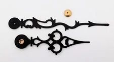 Kieninger Grandfather Clock Hands 4 3/4 Inch W/ HAND NUT Serpentine Mechanical 