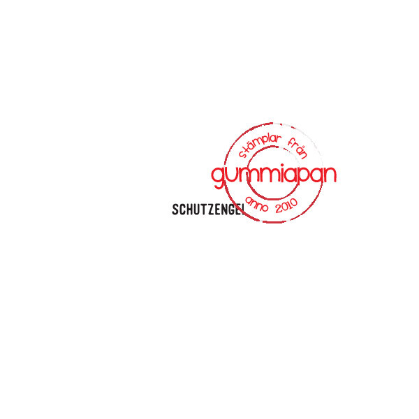 Gummiapan Gummistempel 18030127 - Schutzengel Engel Schutz Gedanke Kleinigkeit