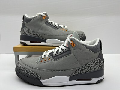 Nike Air Jordan III “Cool Grey” 2021 Mens size CT7532-012 OG III Retro 