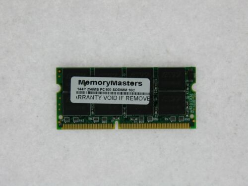 256 MB 256 PC100 100Mhz 144 pines 16 chip Sodimm computadora portátil Dell HP Compaq memoria RAM - Imagen 1 de 1