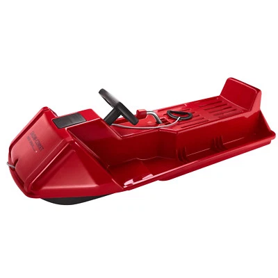 EKO® Snow Comet 120 Bob Rot Schlitten Lenkschlitten Lenkbob Schneebob Kinder