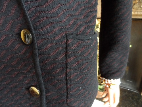 Gonna Missoni lana borgogna/maglia nera taglia 40/42 US 4/6 - Foto 12 di 24