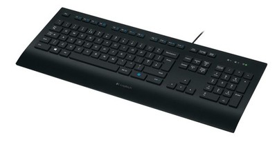 Logitech 920-008669 K280e USB QWERTZ Deutsch Schwarz