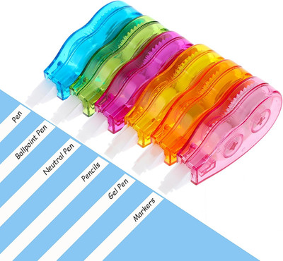 6 Pieces Correction Tape - White Out Correction Tape with No Drying Time, Easy t