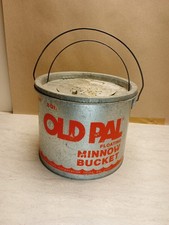 Vintage Old Pal Galvanized Steel Floating Min...