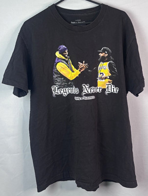 Supply & Demand Co. ''Legends Never Die'' Graphic T-Shirt - Black, Size L