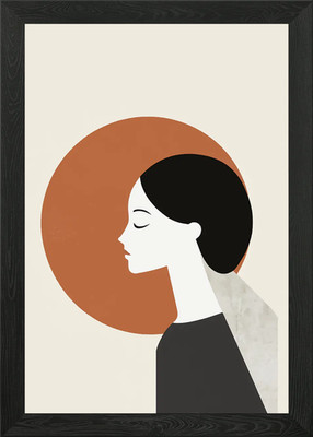 Minimalistische Kunst Gerahmtes Wandbild Poster Leinwanddruck Bild