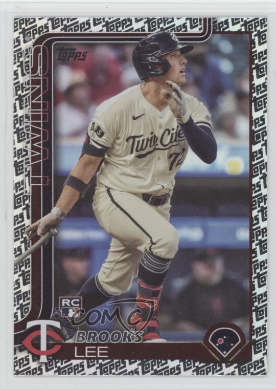 2025 Topps Series 1 Topps Foil Pattern Brooks Lee #317 15ur
