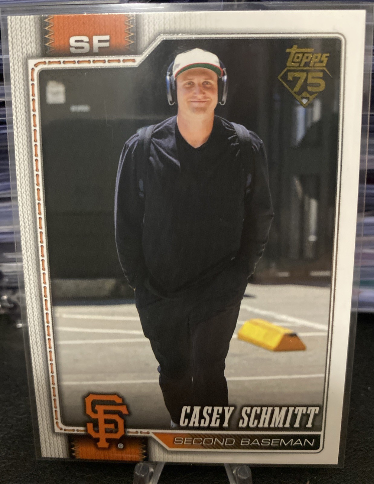 2026 Topps Series 1 Casey Schmitt Golden Mirror Image Variation SP Giants #57 