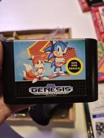 Sega Genesis Model 2 MK-1631 with Box, 2 Controllers, Cords, and 13 Games Tested