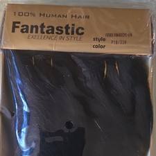 Fantastic 100 Human Hair Weft Extension 22 in Straight Black/Brown P1B/33