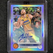 2022-23 Topps Chrome NBL ARON BAYNES Base Refractor Auto #11 (D)