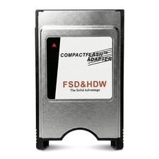 New CF Card to PC Adapter Notebook Laptop PCMCIA Memory Black