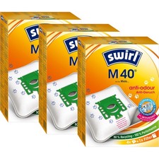 SWIRL Staubsaugerbeutel M 40 EcoPor Anti-Geruch Miele 12 Beutel 3 Airfilter