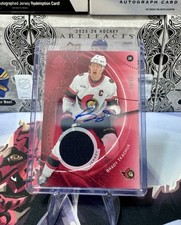 2025-26 Upper Deck SP Game Used Hockey Brady Tkachuk Red Autograph Jersey