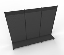 Metallregal Wandregal 270x300 cm (HxB) Verkaufsregal Supermarktregal Kiosk