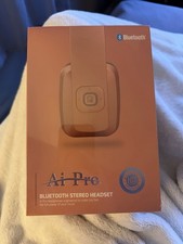 AI Pro 200 Plus Bluetooth Stereo Headset Headphones Pink, Foldable, New Sealed