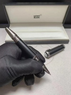 Hot New Montblanc Classic Roller pen 149 Black/silver With Box !