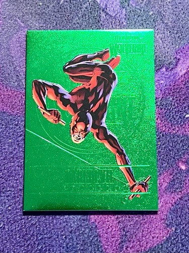 Daredevil [Green] #M-11 Marvel 2023 Fleer Ultra Wolverine Medallions card