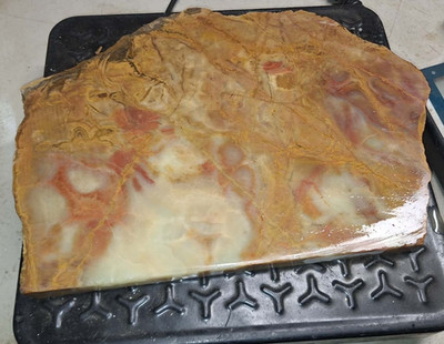 5.5 POUND Onyx Rough Slab W/FAST Priority Mail Shipping Lapidary Display