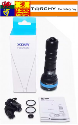 XTAR D06 1600 Lumen LED Tauchlampe Tauchtaschenlampe KOSTENLOSER VERSAND