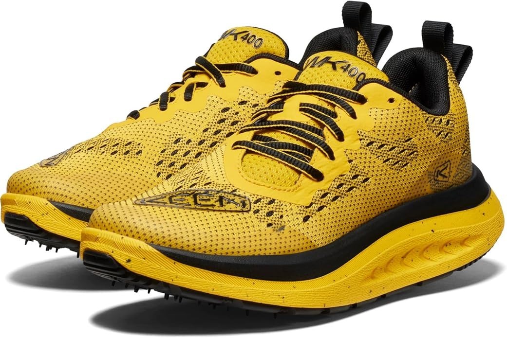 Nuovissimo KEEN Donna WK400 Performance Traspirante Passeggio Giallo Nero US 7 5