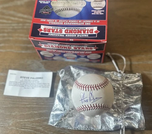 Steve Palermo Signed Baseball Umpire Auto Righetti No Hitter See Images