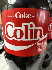 Share a Coke with    Colin   2025 Personalized Gift Coca Cola Bottle 20oz
