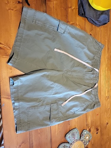Tommy Bahama Cargo Shorts Herren XLT Armeegrün Gummibund Kordelzug Baumwolle - Bild 1 von 11