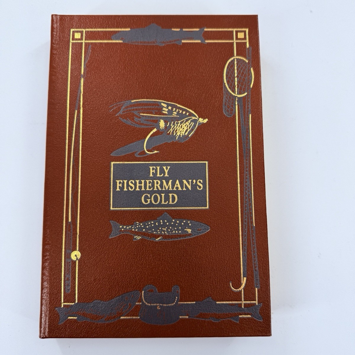 Derrydale Press Ltd Fly Fisherman's Gold Leather HC Book Fly Rods