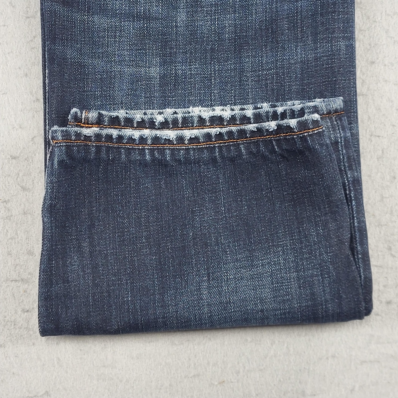 Hugo Boss Jeans Mens 30x30 Blue Medium Wash Relaxed Straight Distressed No Tag thumbnail 17