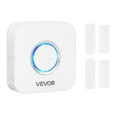 VEVOR Door Chime 58 Chimes 5-Level Volume Wireless Door Alarm Contact Sensor
