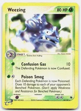 Weezing 24/109 Rare Ruby & Sapphire Pokemon Reverse Holo Damaged on eBay