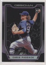 2019 Chronicles Obsidian Electric Etch Purple Prizm 13/99 Chris Paddack #59 2l4