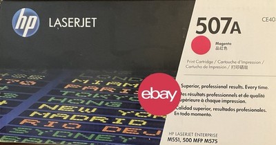 HP 507A Magenta Toner - (CE403A) - NOS - LJ M551/500 MFP - BIN Bonus - New*
