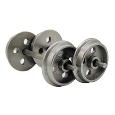 Radsatz für Feldbahnwagen Lauffläche 26mm Spur G Garteneisenbahn Edelstahl