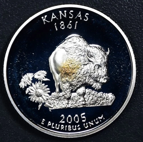 2005-S 50 State Quarters Kansas Proof — photo from another recent sale