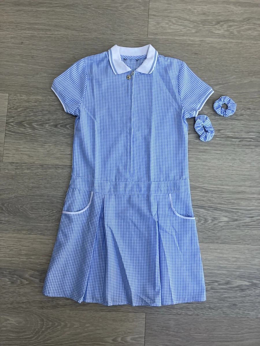 Buy Marks & Spencer Girls Blue Christmas Tree Printed A Line Dress