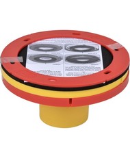 Oatey 43403 Set-Rite Toilet Flange Extension Kit, 1/2"-5/8", Red, Yellow
