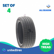 Set Of 4 Used 23545r18 Michelin Defender 2 98v - 932 Set Of 4 Used 23545r18 Michelin Defender 2 98v - 932