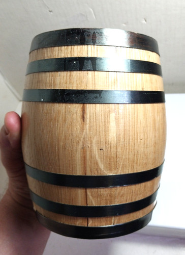THOUSAND OAKS BARREL CO NIMI 6.75" WOODEN BARREL, FREE SHIPPING
