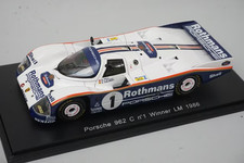 1:43 Spark S0923 Porsche 962C Le Mans Winner 1986 #1 Rothmans Specification